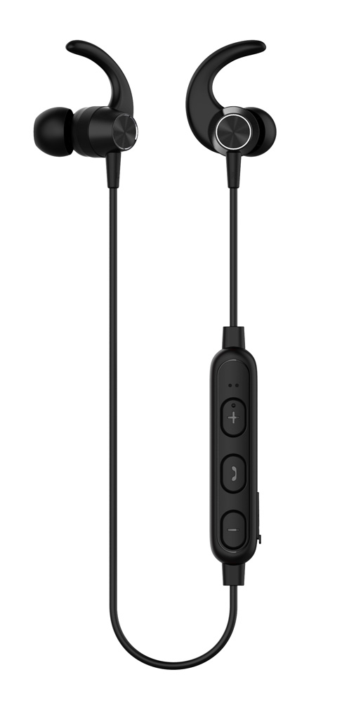 YISON earphones E14 με μαγνήτη, Bluetooth, 10mm, 65mAh, μαύρα (70959)