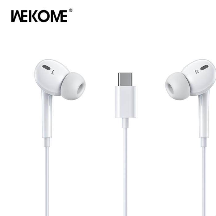 Ακουστικά WK YA17 USB-C Λευκό (250733)