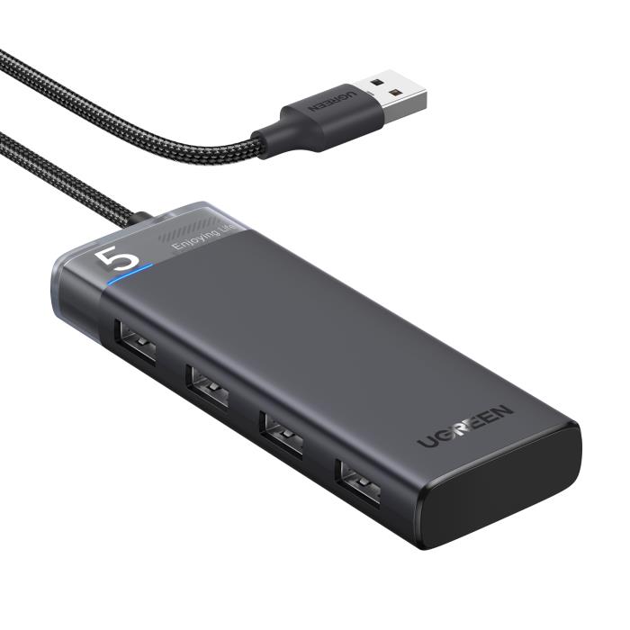 USB 3.2 Hub 4 Θέσεων UGREEN 15548 Γκρι (340386)