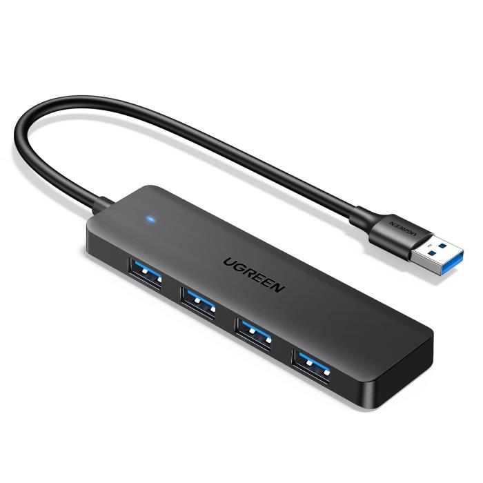 USB 3.0 Hub 4 Θέσεων UGREEN 25851 Γκρι (340391)