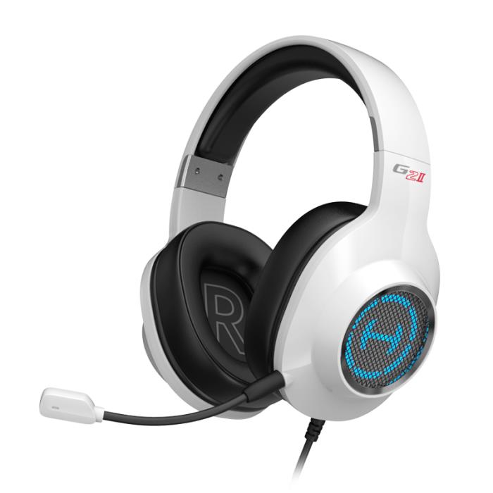 Ακουστικά Κεφαλής Gaming RGB Edifier G2 II USB 7.1 Λευκό (010335)