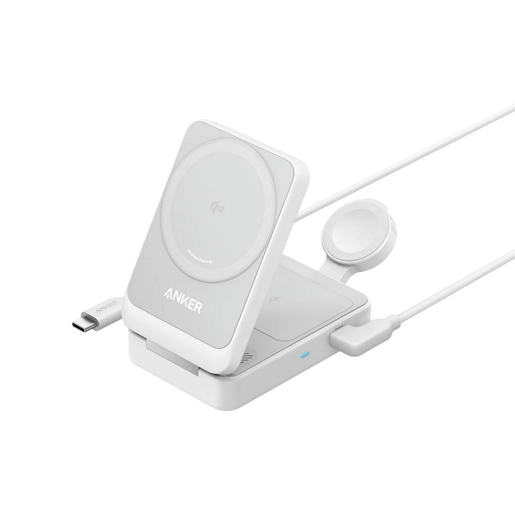 ANKER MagGo 3-in-1 Charging Station Qi2 Certified 15W White (B2557321)