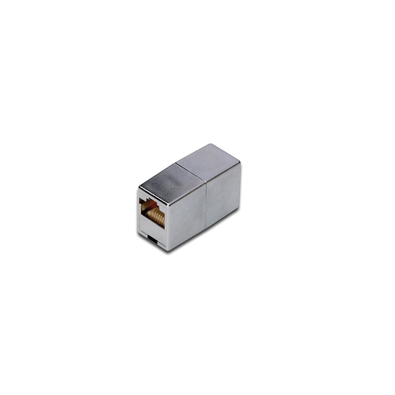 Μούφα RJ45 8P/8C 1:1 STP (cat5e) (DN-93901)