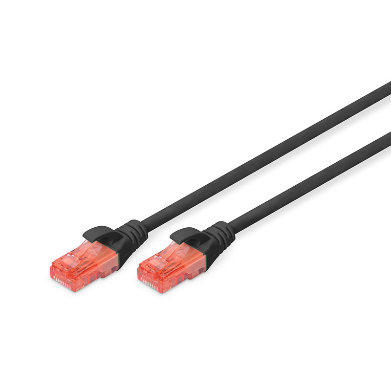 UTP 10m Cat6 Μάυρο LSOH snagless (DK-1617-100/BL)