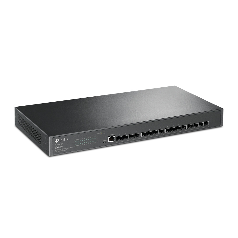 SWITCH JetStream 16-Port 10GE SFP+ L2+ Managed 1U 19-inch Rack-mountable  Case (SX3016F)