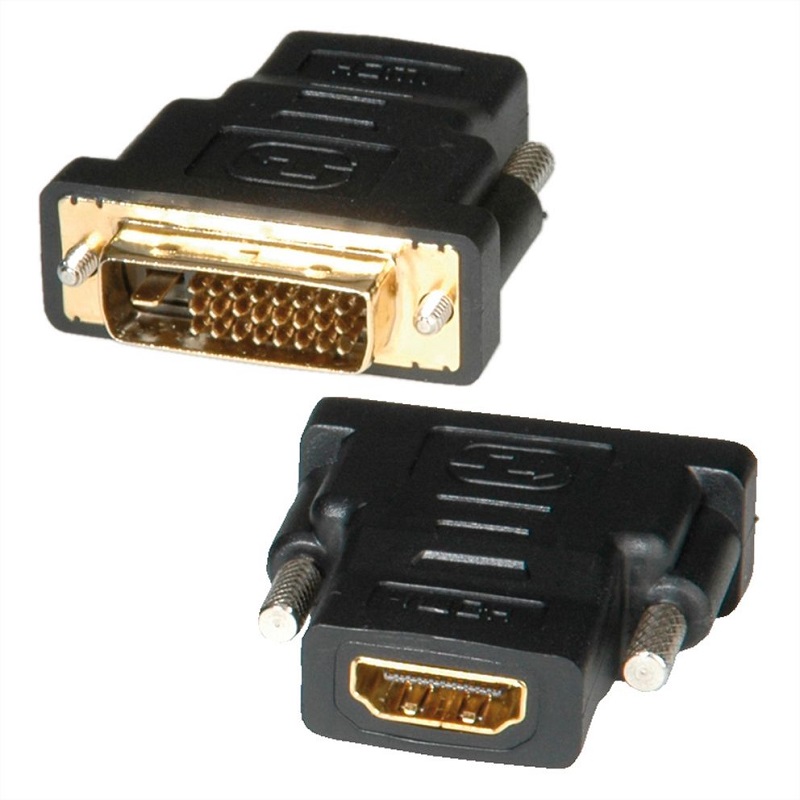 ADAPTER HDMI F ΣΕ DVI-D M - 1920x1200@60Hz(BIDIRECTIONAL) (12.03.3116-50)