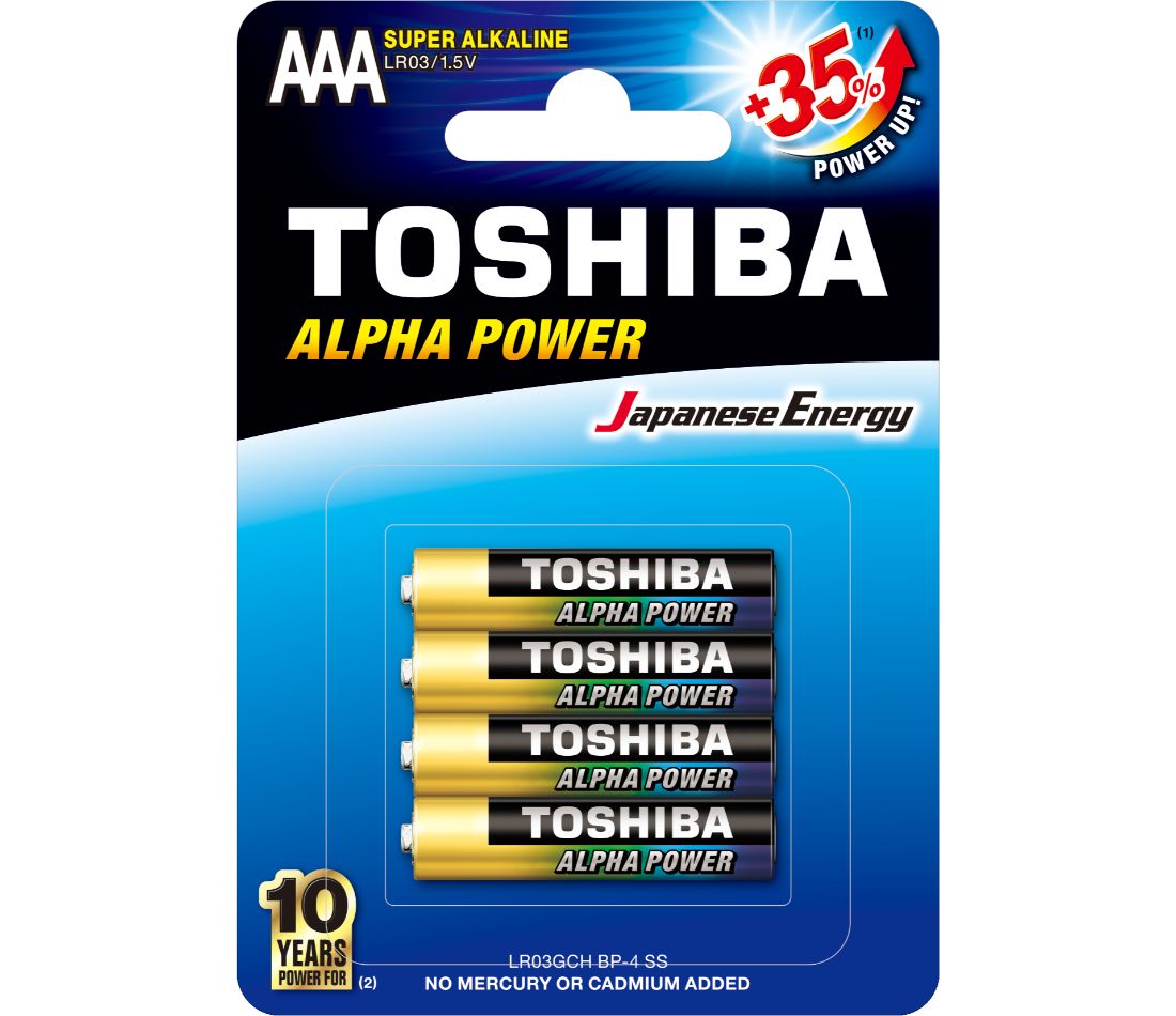 TOSHIBA LR03GCH BP-4 (00152664)