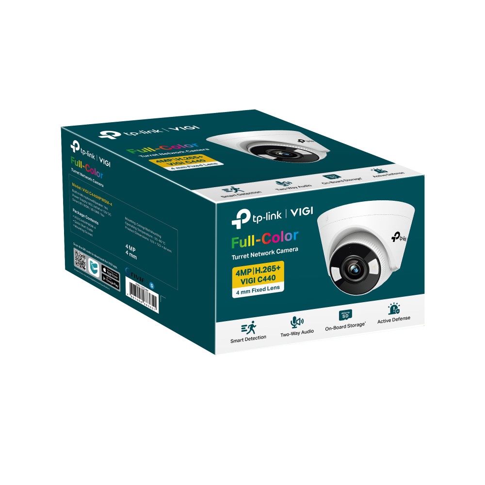 4MP Full-Color Turret Network Camera-2.8mm Lens (VIGI C440(2.8mm))