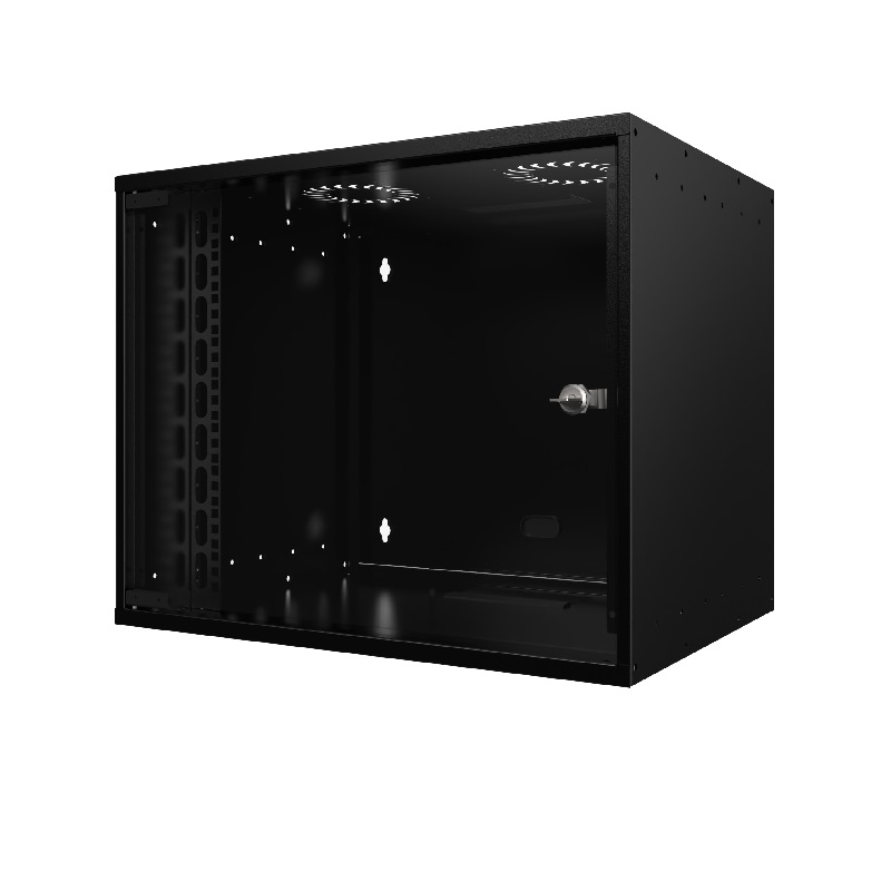 Επίτοιχη καμπίνα 15U με βάθος 600 mm &apos;&apos;Flat Pack&apos;&apos; (ΜΑΥΡΟ) (ΟΠΕΣ Μ10) (SOH15U60DE19.01)