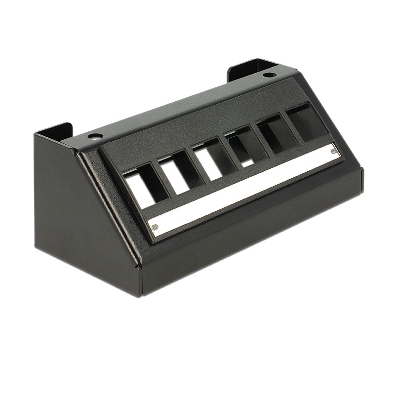 Keystone Multimedia Panel 6 Port black (86268)