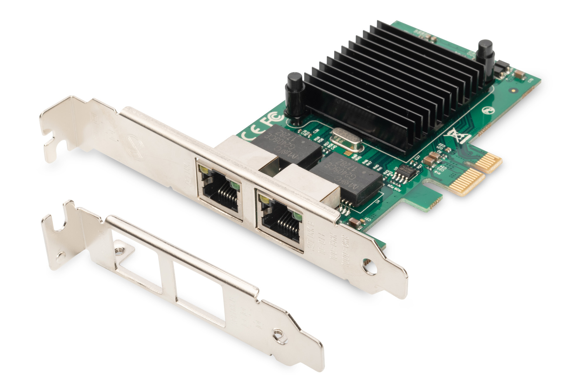 PCI EXPRESS ΔΙΚΤΥΟΥ 2 x 1000Mbps LAN & LP (DN-10132)