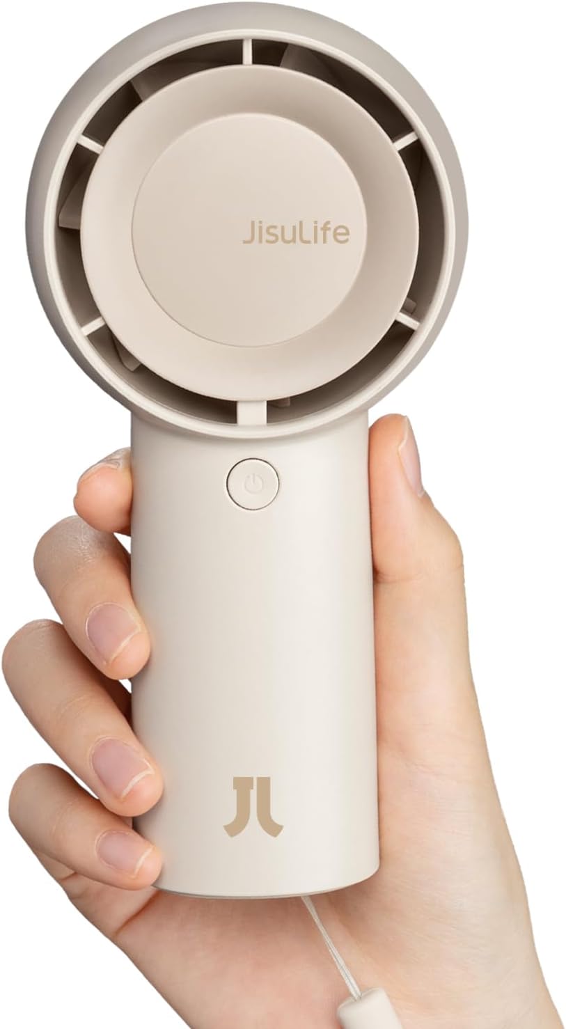 JISULIFE (S01FA4314005) PORTABLE HANDHELD FAN5 PLUS (4000MAH) LIGHT BROWN (6975061532217)