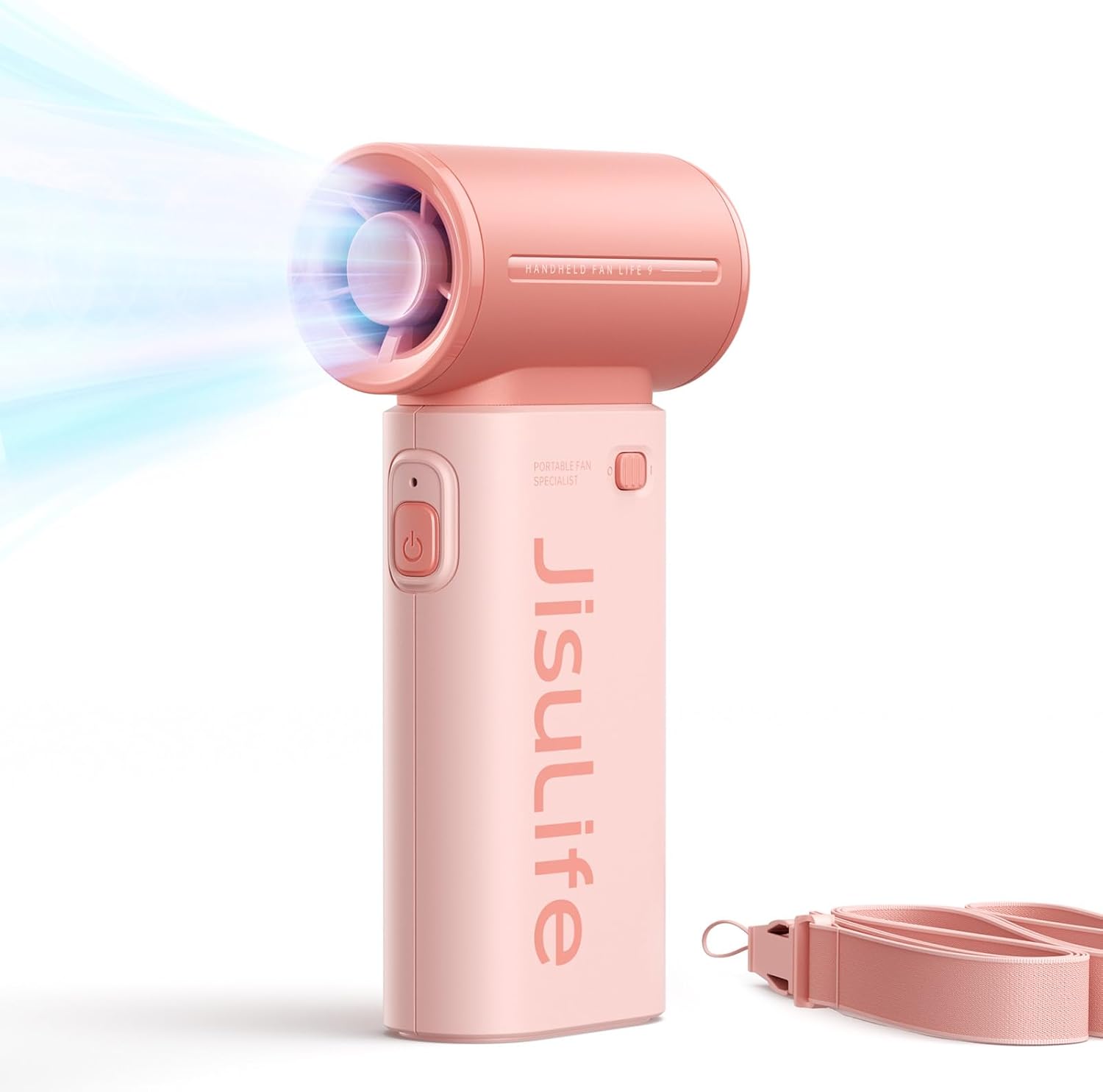 JISULIFE (FHL09R-A0102016) HANDHELD FAN LIFE9  (5000MAH) PINK (6975061532729)