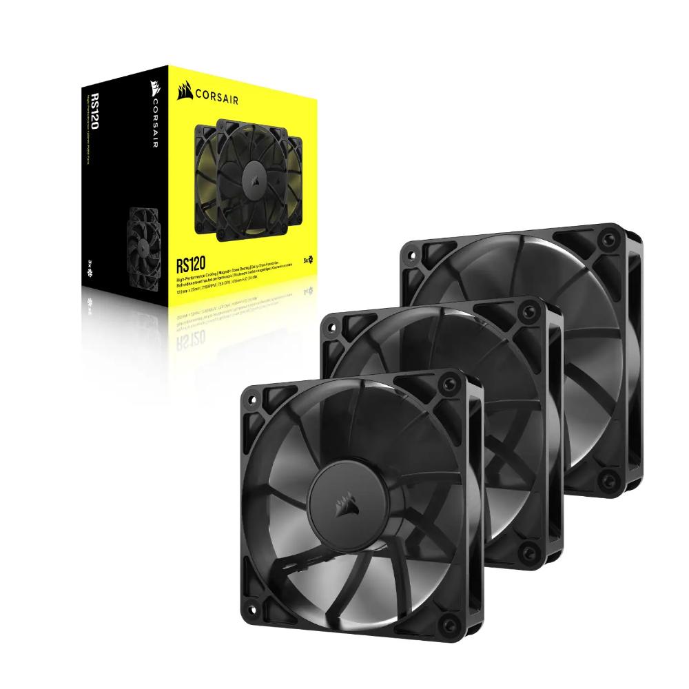 CORSAIR FAN RS120 Triple Pack BLK (CO-9050189-WW) (780028)