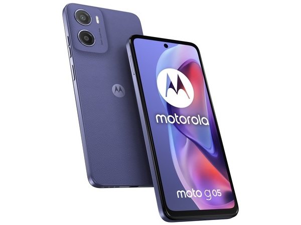 MOTOROLA Smartphone G05, 6.67&apos;&apos;/MediaTek Helio G81/4GB/128GB/Android 15/Denim Blue(Vegan Leather) (PB6L0054PL)