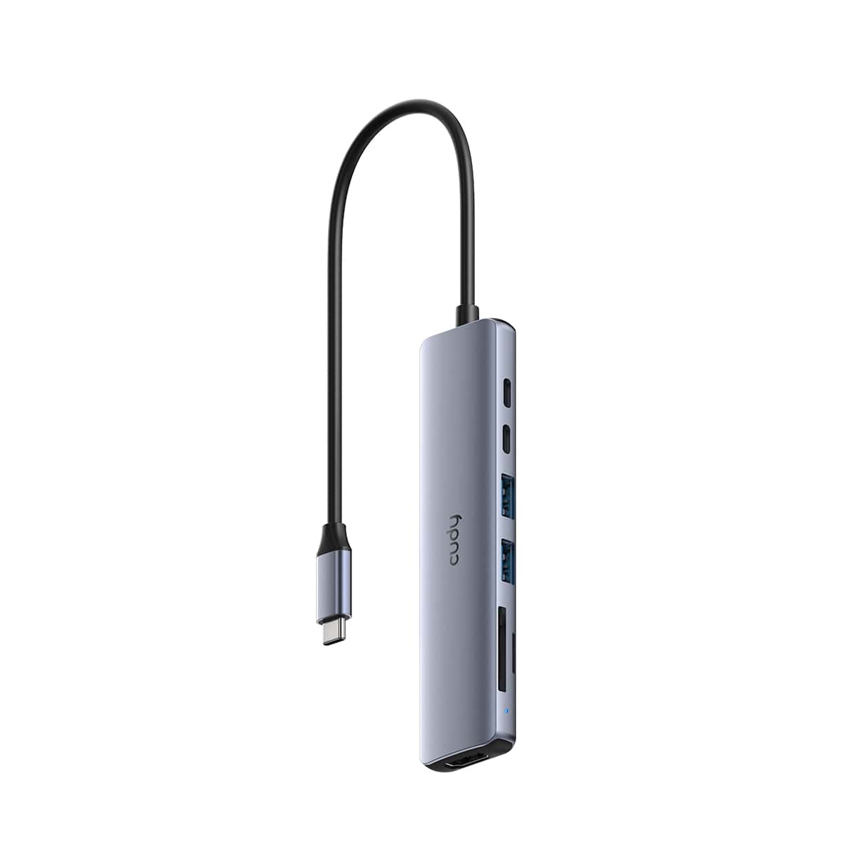 CUDY USB-C Hub UH407 7-In-1 HDMI SD/TF 4K (UH407)