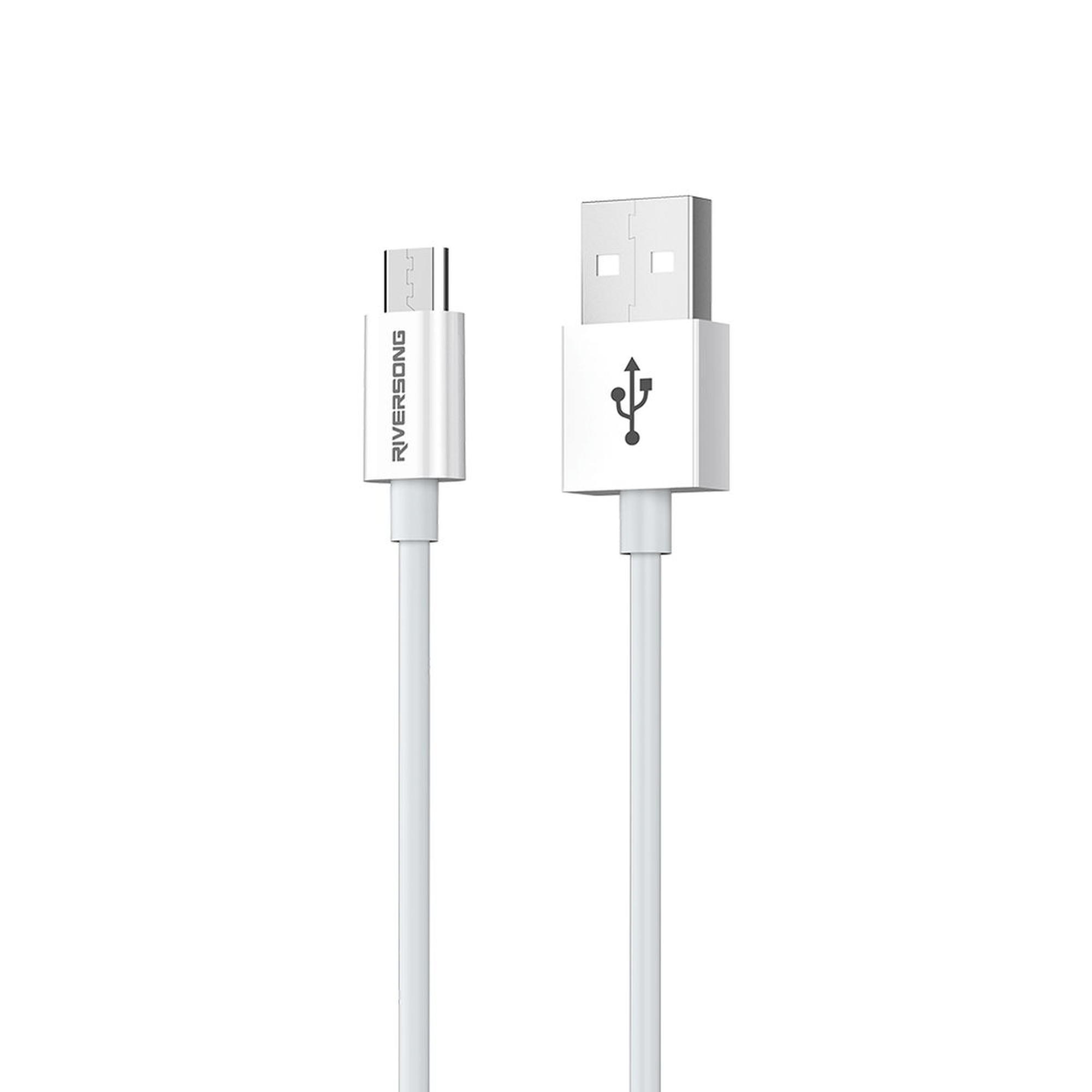 Riversong Cable USB to Micro USB 3A Lotus 08 1.2m White (CM71)