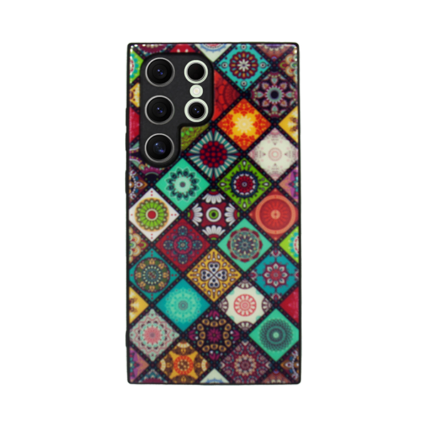 Vivid Ethnic Style Case Samsung Galaxy S24 Ultra Red (CS-ETH Case 4-2403006)