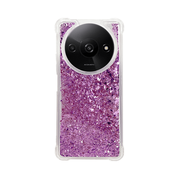 Vivid Liquid Glitter Case Redmi A3 Purple (CS-FSHN GLT 1-2403005)