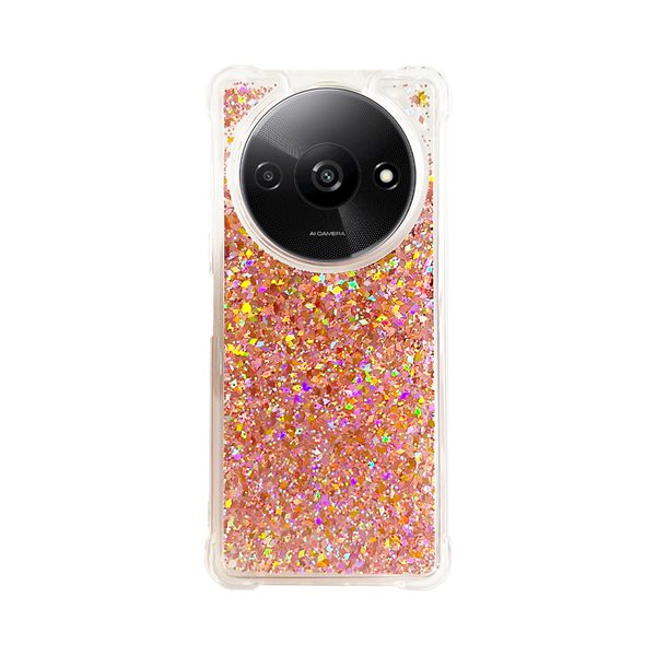 Vivid Liquid Glitter Case Redmi A3 Rose Gold (CS-FSHN GLT 3-2403004)