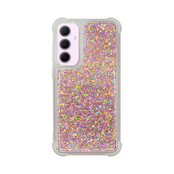 Vivid Liquid Glitter Case Samsung Galaxy A35 5G Rose Gold (CS-FSHN GLT 3-2403007)
