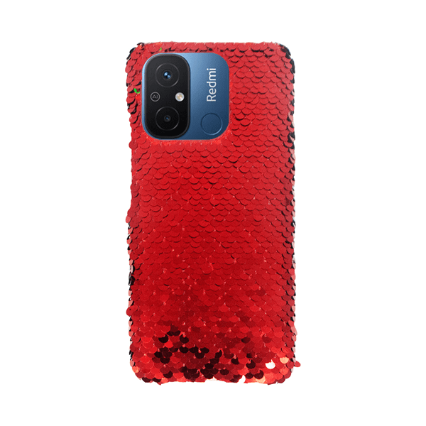 Vivid Sequin Case Xiaomi Redmi 12C Red (CS-FSHN GLT 7-2403007)