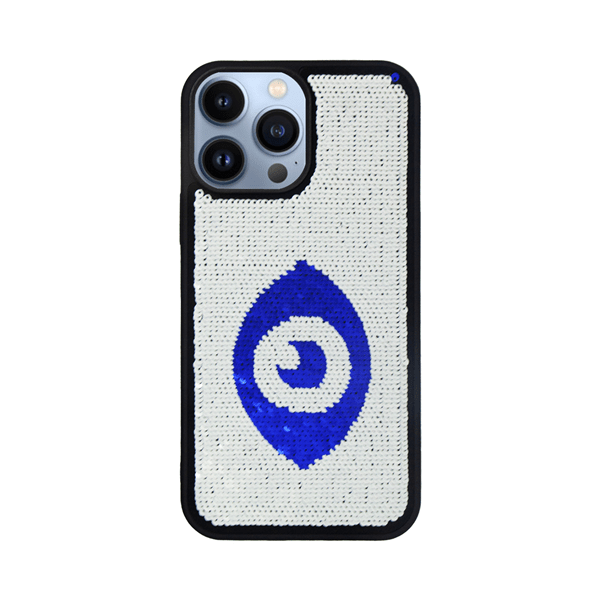Vivid Sequin Case Apple iPhone 13 Pro Max Silver/Blue (CS-FSHN GLT 9-2403003)