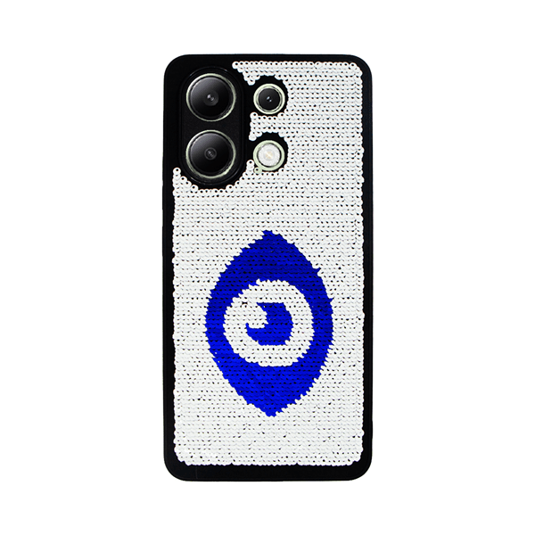 Vivid Sequin Case Redmi Note 13 4G Silver/Blue (CS-FSHN GLT 9-2403010)