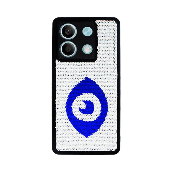 Vivid Sequin Case Redmi Note 13 5G Silver/Blue (CS-FSHN GLT 9-2403011)