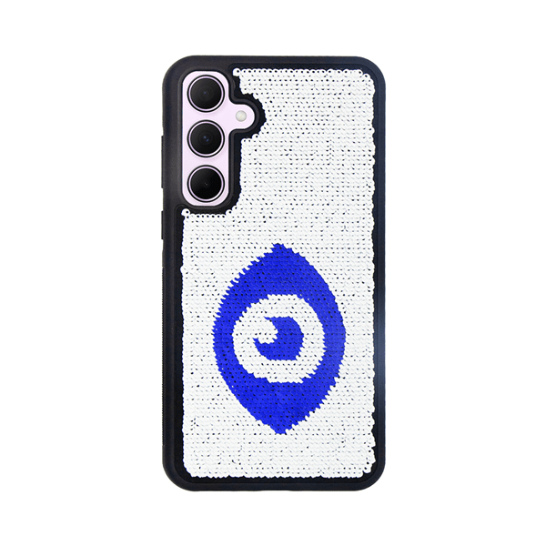 Vivid Sequin Case Samsung Galaxy A35 5G Silver/Blue (CS-FSHN GLT 9-2403016)