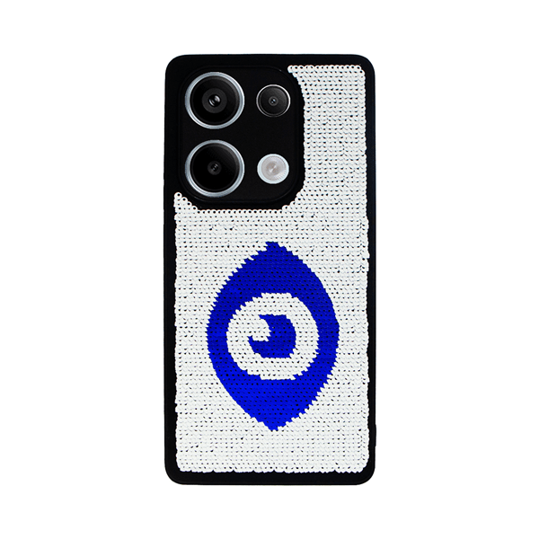 Vivid Sequin Case Redmi Note 13 Pro/Poco X6 5G Silver/Blue (CS-FSHN GLT 9-2403020)