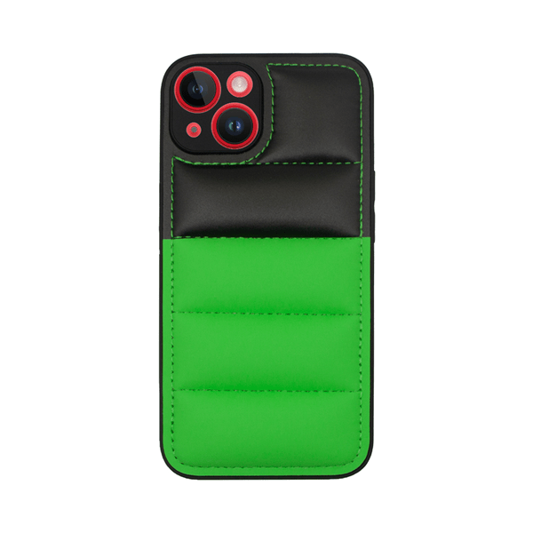 Vivid Puffer Back Cover Apple iPhone 14 Green/Black (CS-NF Case 1-2403001)