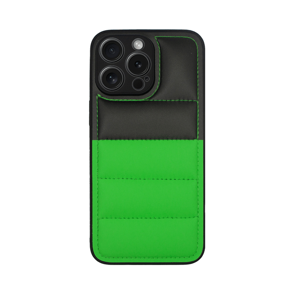 Vivid Puffer Back Cover Apple iPhone 15 Pro Green/Black (CS-NF Case 1-2403002)