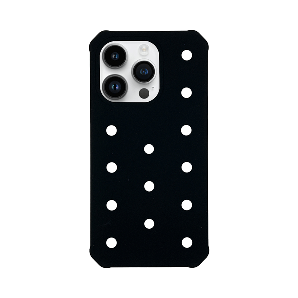 Vivid Silicone Pins Case Apple iPhone 15 Pro Max Black (CS-PBRD 1-2403005)