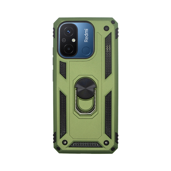 Vivid Ring Rugged Armor Case Xiaomi Redmi 12C Green (CS-Rag Case 3-2403011)
