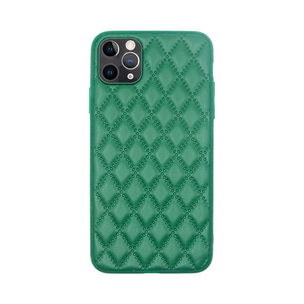 Vivid Diamond Shape PU Leather Case Apple iPhone 11 Pro Max Green (CS-SP Case 2-2403003)