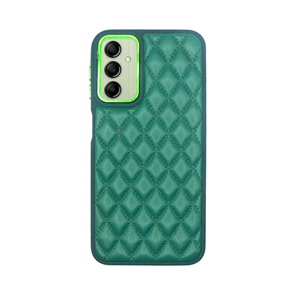 Vivid Diamond Shape PU Leather Case Samsung Galaxy A14 4G/5G Green (CS-SP Case 3-2403002)