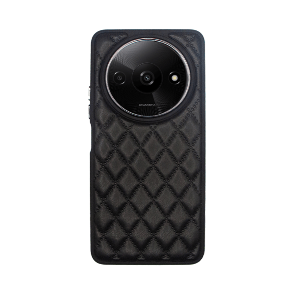 Vivid Diamond Shape PU Leather Case Redmi A3 Black (CS-SP Case 4-2403001)