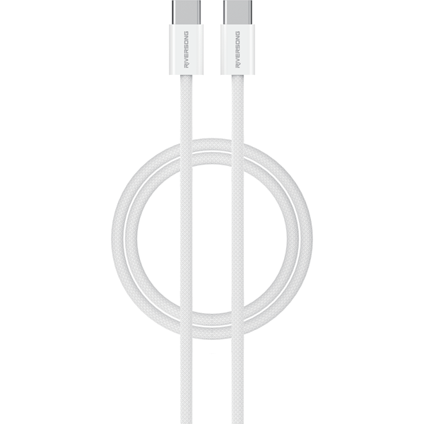 Riversong Cable Type-C to Type-C 60W Lotus 10 1m Light Gray (CT53)