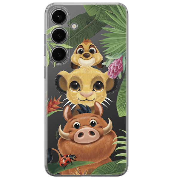 Disney Case Samsung Galaxy S24+ Lion King Partial Print Friends Transparent (DPCSIMBF1735)