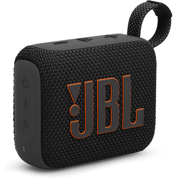 JBL Bluetooth Speaker GO4 Water/Dust Proof IP67 Black (JBLGO4BLK)