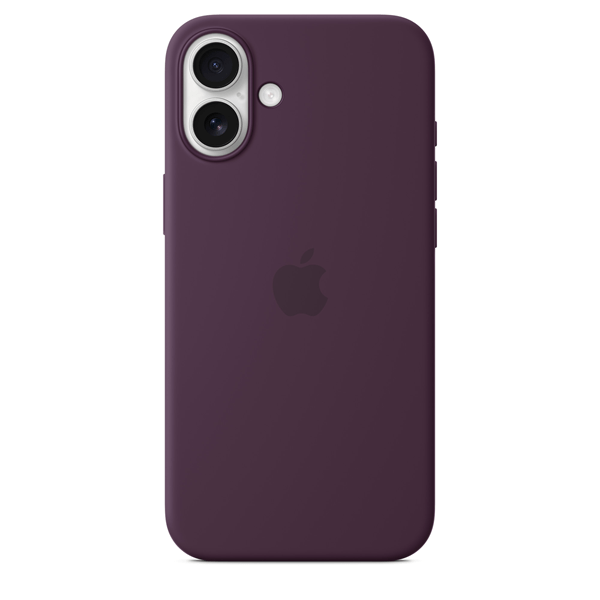 Apple iPhone 16 Plus Silicone Case with MagSafe Plum (MYYD3ZMA)