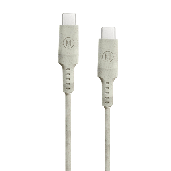 Uunique Eco Friendly USB C to USB C Cable White (UUECOCABL2)