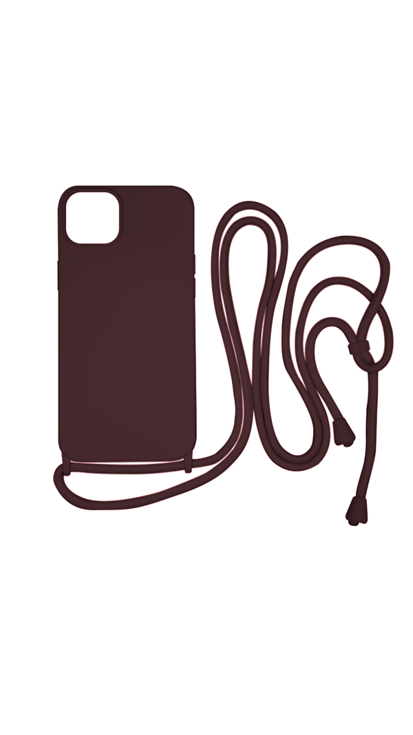 Vivid CrossBody Cover Apple iPhone 15 Plus Wine Red (VICROSS395WINERD)