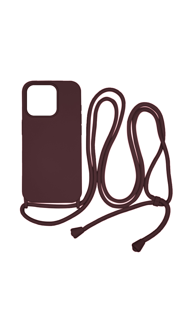 Vivid CrossBody Cover Apple iPhone 15 Pro Wine Red (VICROSS397WINERD)