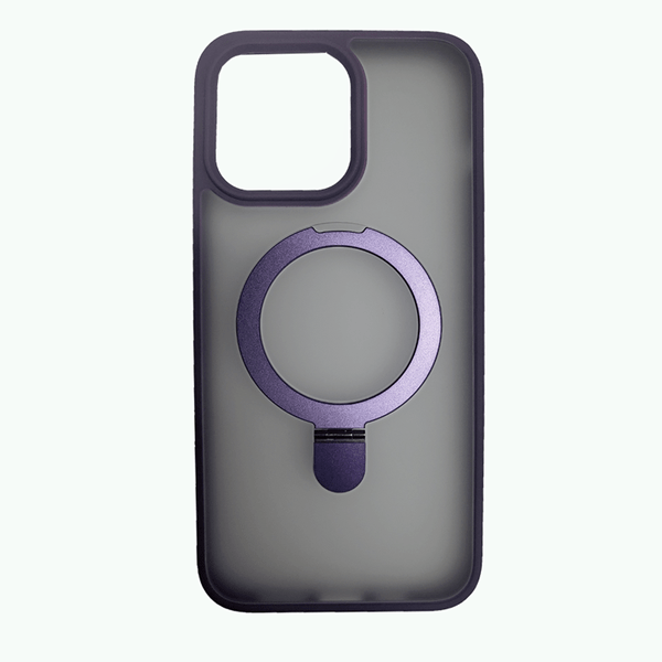 Vivid Magsafe Ring Stand Case Apple iPhone 15 Purple (VIMAGRING396PUR)