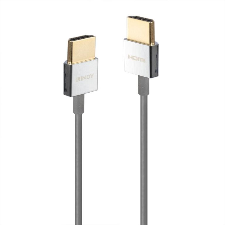 καλώδιο HDMI 2.1 0.5m 8K@60hz Slim (7680x4320@60Hz - 48Gbps) (36775)