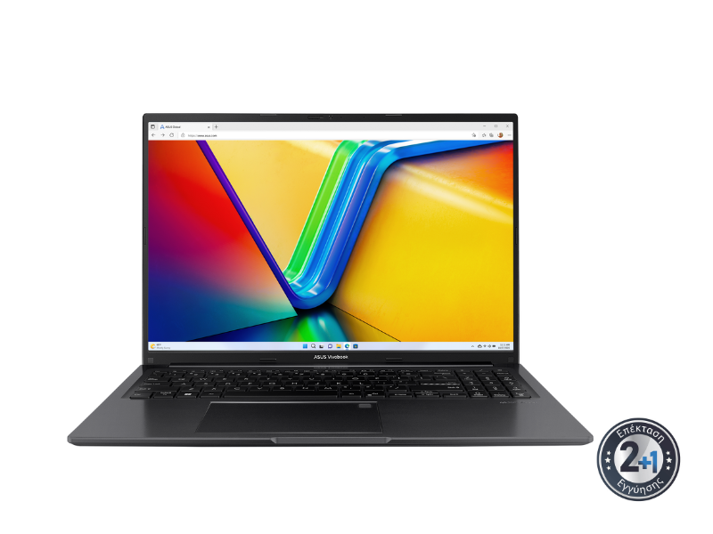 ASUS Laptop Vivobook S16 OLED X1605VA-OLED-SH2240W 16&apos;&apos; FHD OLED 60Hz/Intel Core  i5-13420H/16GB/512GB SSD NVMe PCIe 4.0/Win 11 Home/2Y/Indie Black (90NB10N3-M02PW0)