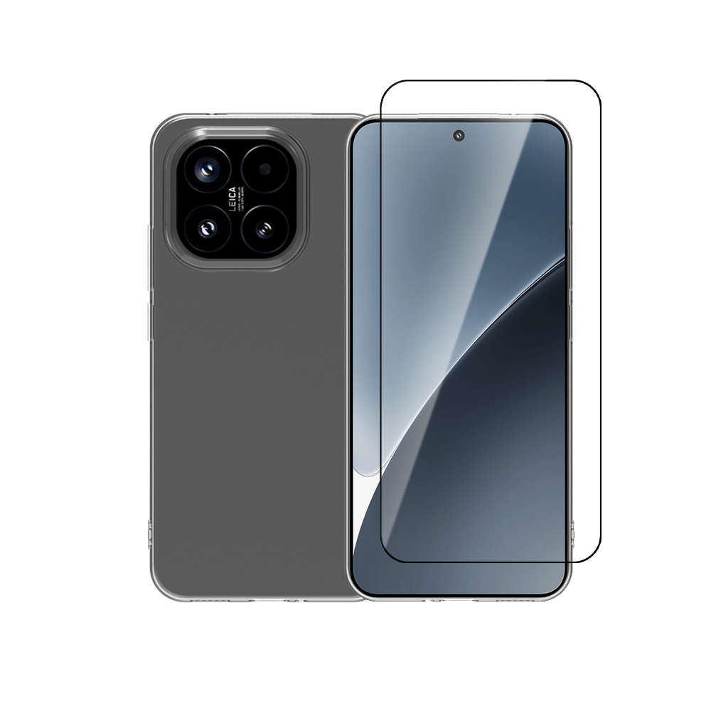 Vivid Set Gelly Case + Full Face Tempered Glass Xiaomi 15T Black (VIGELLY481GLASSBK)