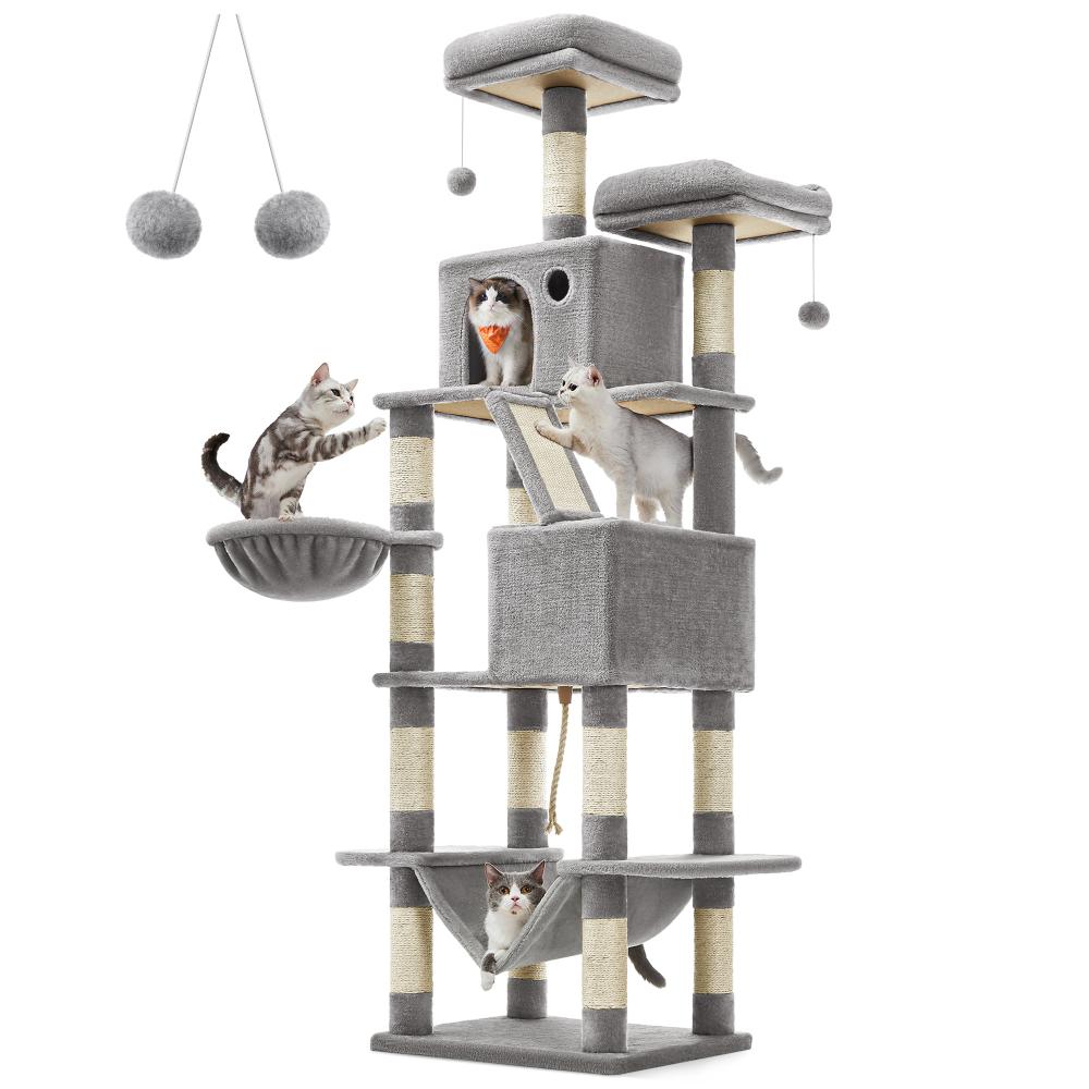 Feandrea Cat Tower XXl, Height 206 cm, up to 6 Cats (PCT190W01)  (FEAPCT190W01)